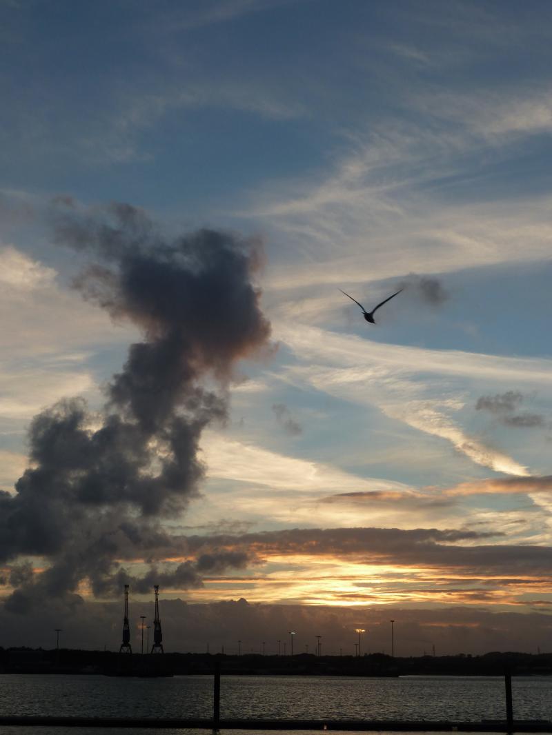 Abenddämmerung in Southampton; (c) Stephan Matthiesen