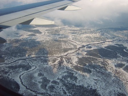 Landeanflug in Ivalo; (c) Stephan Matthiesen