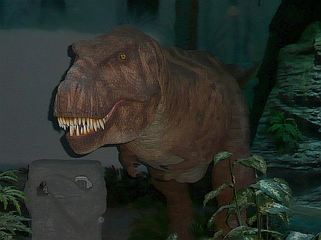 Tyrannosaurus-Figur im Odysseum